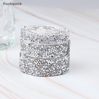 Flashquick ริบบิ้นคริสตัล กลิตเตอร์ พลอยเทียม มีกาวในตัว สําหรับตกแต่ง