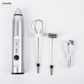 【DREAMLIFE】Milk Frother With Spring Whisks Eggbeater Foam Maker Coffee Mix Machine