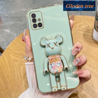 เคสโทรศัพท์มือถือ ซิลิโคนนุ่ม กันกระแทก ลายต้นไม้ Gloden สําหรับ samsung a51 a71