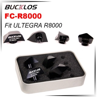 Bucklos สลักเกลียวใบจานหน้าจักรยาน อะลูมิเนียมอัลลอย สําหรับเปลี่ยนใบจานหน้า SHIMANO R7000 R8000 R9100 4 ชิ้น