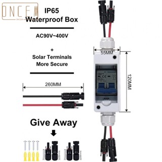 【ONCEMOREAGAIN】Breaker Solar Panels Switch Switches System Breakers Circuit Disconnect