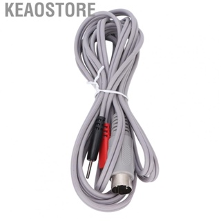 Keaostore Electrode Cable  Small Portable Durable Practical Wire Widely Applicable Safe Reliable for Beauty Instruments Massagers