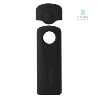 Andoer เคสซิลิโคน ป้องกันกล้อง พร้อมฝาปิดเลนส์ สําหรับกล้อง Ricoh Theta V 360 องศา Came-6.19