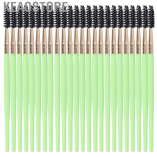 Keaostore 24pcs Eyelash Brush Set Extension  Applicator Wand Nylon Hair Curling