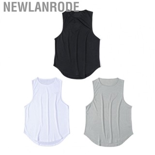 Newlanrode Gym Tank Top  Breathable Loose Fit Men Workout Quick Dry for Teens Fitness