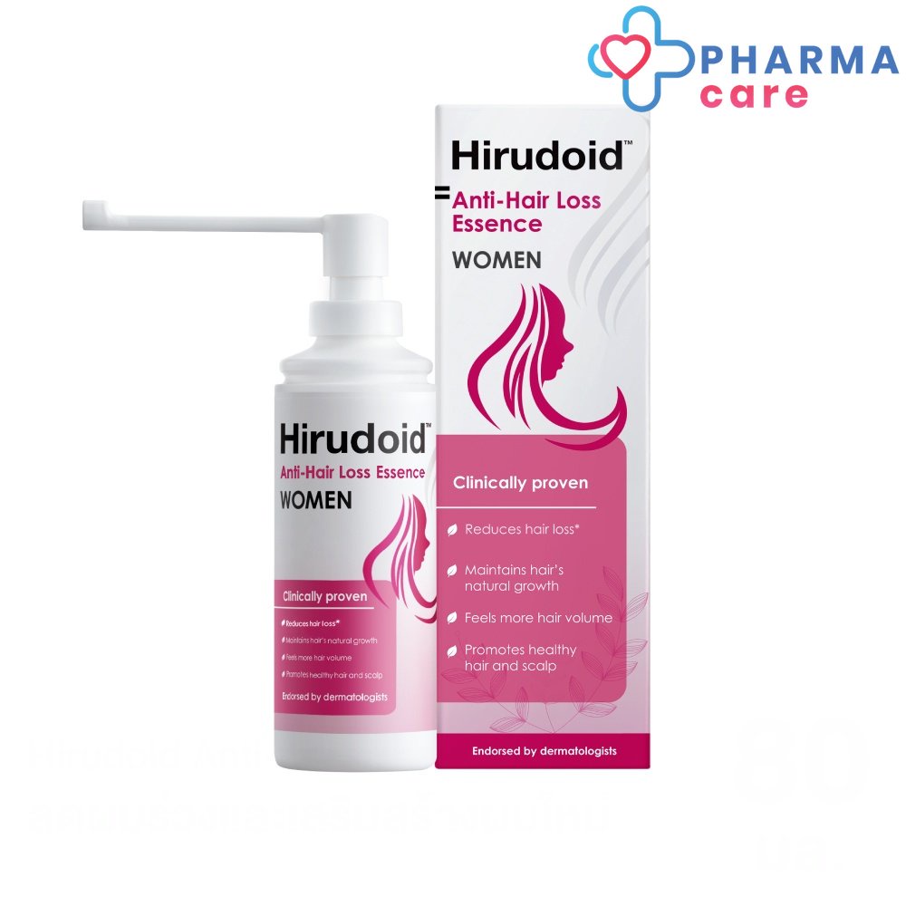 Hirudoid Anti Hair loss essence Women 80 ml ฮีรููดอยด์ แอนตี้ แฮร์ลอส เอสเซนส์ สูตรสำหรับผู้หญิง [PC