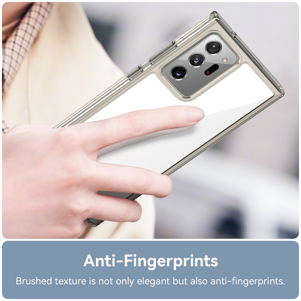 เคสโทรศัพท์มือถือ PC TPU แบบใส กันกระแทก สําหรับ Samsung Galaxy Note 20 Ultra Note 10 Plus 10+ 5G - รูปที่ 6