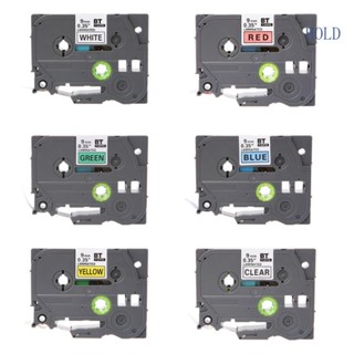 Ace เทปฉลากลามิเนต สําหรับ Brother TZe-221 P Touch PT-200 PT-300 PT-310