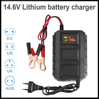 Zevaret เครื่องชาร์จแบตเตอรี่ลิเธียม 12v 14.6v Lifepo4 12.8v 20-100ah