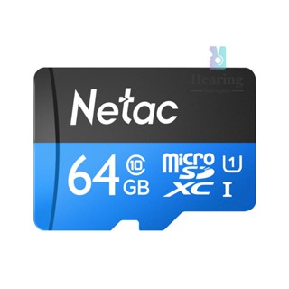 Netac P500 Class 10 64G Micro SDXC TF แฟลชเมมโมรี่การ์ด มา 6.18