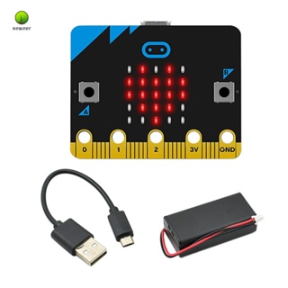 Micro:bit V1.5 บอร์ดไมโคร:Bit Smart Car Kit/Qtruck/Python Education BBC Microbit หุ่นยนต์ตั้งโปรแกรมได้ สําหรับ DIY