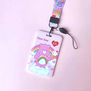 ที่ใส่บัตร Care Bears พร้อมสายคล้องคอ พร้อมส่ง 7 ลาย ตามภาพ