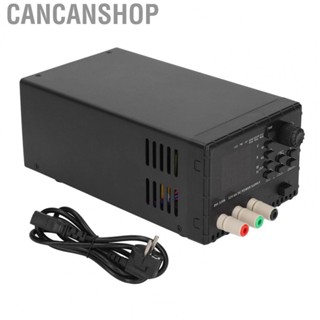 Cancanshop Adjustable Power Supply  Precise Adjustment Aluminum Alloy EU Plug 220V DC Power Supply 0-32VDC 0-6A Output Overload Protection  for Electronic Maintenance