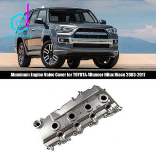 ฝาครอบวาล์วเครื่องยนต์ อลูมิเนียม สําหรับ TOYOTA 4Runner Hilux Hiace 1KD 2KD 2003-2017 11210-0L020 11210-30110