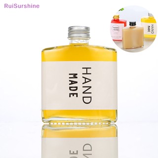 Ruisurshine ขวดแก้วเปล่า 250 มล. สําหรับวิสกี้ ชงกาแฟเย็น เหล้า