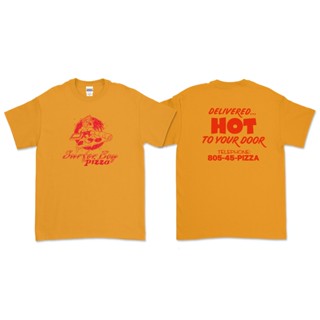 [COD]เสื้อยืด ลาย Surfer BOY PIZZA - STRANGER THINGS (ด้านหน้า และด้านหลัง)S-5XL