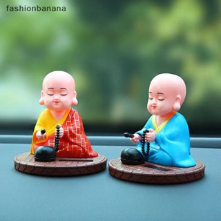 [fashionbanana] ของเล่นฟิกเกอร์ รูปปั้นพระพุทธรูปเต้นรํา พลังงานแสงอาทิตย์ สําหรับตกแต่งรถยนต์