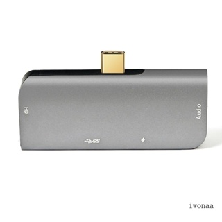 Iwo ฮับ Type-C 4 in 1 USB3 0 4K PD พาวเวอร์ซัพพลาย อเนกประสงค์