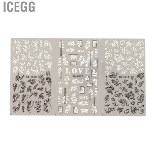 Icegg Nail  Set Art 3pcs For Makeup