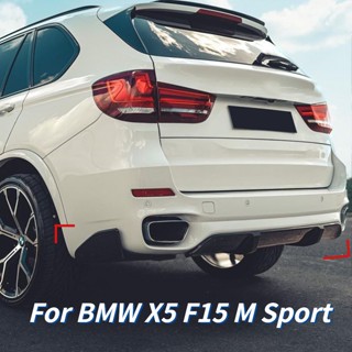 สปอยเลอร์กันชนหลังรถยนต์ คาร์บอน สีดําวาว สําหรับ BMW X5 F15 M 2014 2015 2016 2017 2018 MP