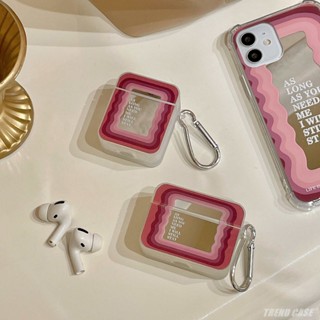 เคสหูฟังบลูทูธไร้สาย แบบนิ่ม สีชมพู สไตล์เกาหลี สําหรับ Airpods 1 2 Pro