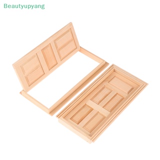 [Beautyupyang] โมเดลประตูจําลอง 1:12 สําหรับตกแต่งบ้านตุ๊กตา 1 ชิ้น