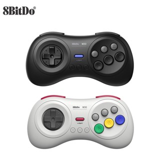 8bitdo M30 จอยเกมบลูทูธ สไตล์ MD อุปกรณ์เสริม สําหรับ Nintendo Switch PC macOS Android Raspberry Pi