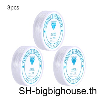 【Biho】สายเบ็ดตกปลาน้ําจืด เส้นผ่าศูนย์กลาง 0 6 มม. 0 8 มม. 1 0 มม. อุปกรณ์เสริม สําหรับตกปลา 3 ชิ้น