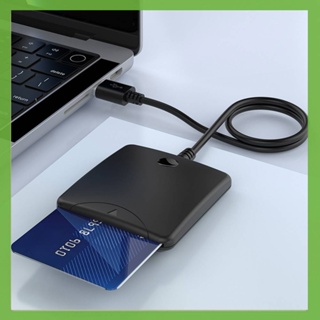 เครื่องอ่านการ์ดอัจฉริยะ USB2.0 แบบพกพา อุปกรณ์เสริมเครื่องอ่านซิมการ์ด IC ID SIM