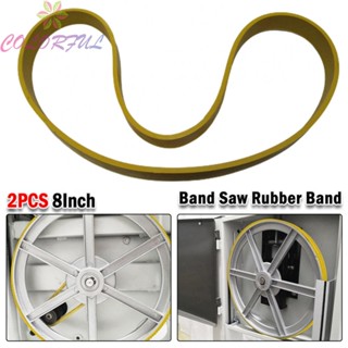 【COLORFUL】Band Saw Rubber Band 8" X 1/2" X 0.12" Anti-skid Brand New Saw Wheel