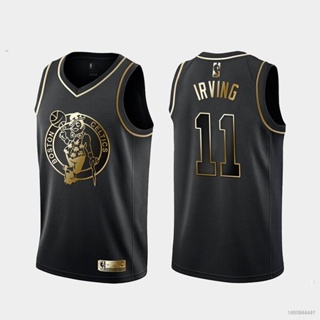 เสื้อกีฬาแขนกุด ลายทีม NP2 NBA Jersey Boston Celtics No.11 IRVING พลัสไซซ์ PN2