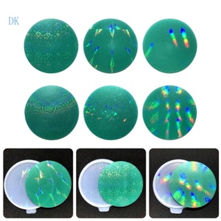 Dk ถาดแม่พิมพ์ซิลิโคนเรซิ่น ทรงกลม สําหรับรองแก้วกาแฟ