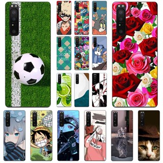 เคสโทรศัพท์มือถือ ซิลิโคนนิ่ม ลายฟุตบอลน่ารัก แฟชั่น สําหรับ Sony Xperia 5 J8210 J8270 J9210 Sony XZ5