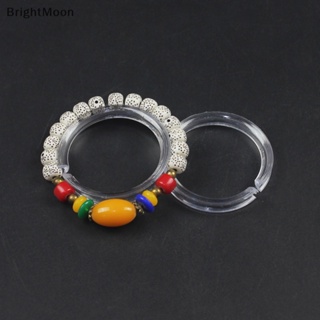 Brightmoon ชั้นวางเครื่องประดับ สร้อยข้อมือ อะคริลิคใส ทรงกลม 10 ชิ้น