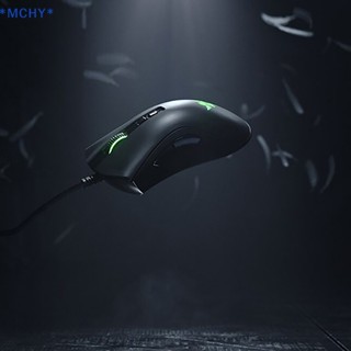 Mchy&gt; DeathAdder V2 เมาส์เกมมิ่งออพติคอลเซนเซอร์ 20000 DPI - Chroma RGB Lighg - 8 ปุ่มโปรแกรม