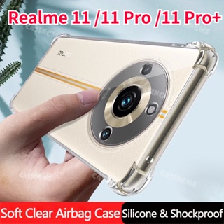 เคสโทรศัพท์มือถือ ซิลิโคนใส กันกระแทก สําหรับ Realme 11 11 10 Pro 5G 11Pro 11Pro Plus 11Pro+ 2023