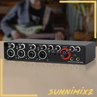 [Sunnimix2] การ์ดบันทึกเสียงคอมพิวเตอร์ สําหรับไลฟ์สด แชทด้วยเสียง