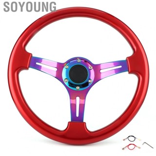 Soyoung Racing Steering Wheel  6 Bolt Car for Vehicles Cars