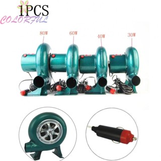 【COLORFUL】Blower 12V Green Low Noise Low Pressure Fan Steel Plate Durable Picnic