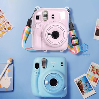 กระเป๋ากล้อง PC คริสตัลใส ขนาดเล็ก สําหรับกล้อง Instax Mini12 [Misse.Th]