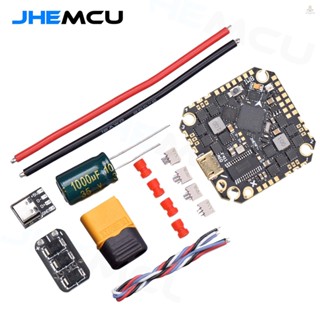 (fygath)JHEMCU Ghf411aio-bmi 40A F411 ตัวควบคุมการบิน BMI270 W/5V 10V BEC ในตัว 40A BLHELI_S 2-6S 4 in 1 ESC 25.5X25.5 มม. สําหรับโดรน FPV