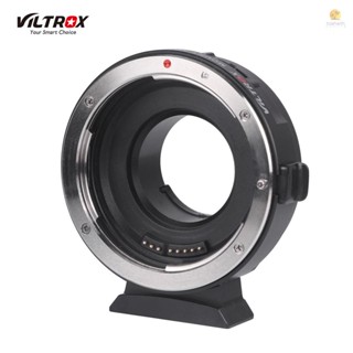 Tosw)viltrox EF-M1 แหวนอะแดปเตอร์เลนส์กล้อง AF โฟกัสอัตโนมัติ ควบคุมรูรับแสง VR แบบเปลี่ยน สําหรับเลนส์ EF EF-S เป็น M4 3 Micro Four Thirds Panasonic GH5 4