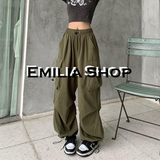 EMILIA SHOP  กางเกงขายาว กางเกงเอวสูง ผู้หญิงสไตล์เกาหลี เสื้อผ้าแฟชั่นผู้หญิง y2k 2023 ใหม่  Stylish Unique Comfortable คุณภาพสูง A90M00I 36Z230909