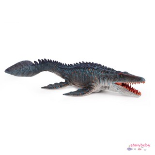 ของเล่นไดโนเสาร์ Submarine Solid Mosasaur Liopleurodon พลาสติกจำลองสัตว์ Ocean Dinosaur Model Ornaments [N/2]