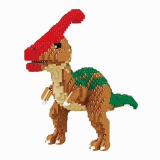 Blocks Dinosaur Building Bricks Micro Tyrannosaurus Auction Figures Kids Toy Boy Present Triceratops New Year Gift