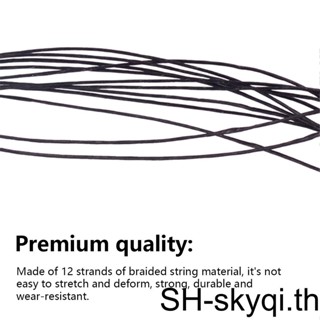 เชือกทอโบว์ 12 เส้น ทนทาน กันรอยขีดข่วน อุปกรณ์เสริม สําหรับล่าสัตว์ กลางแจ้ง