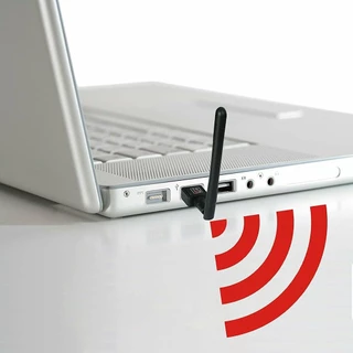 ตัวรับสัญญาณไวไฟ ตัวรับ WIFI 600M 2db สำหรับคอมพิวเตอร์ โน้ตบุ๊ค แล็ปท็อป USB 2.0 Wireless Wifi Adapter 802.11N 600Mbps