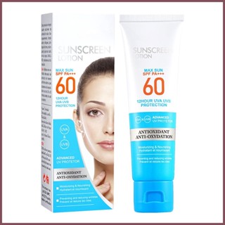 ครีมกันแดด SPF 60 PA สเปกตรัมกว้าง กันน้ํา ให้ความชุ่มชื้น 50 มล.