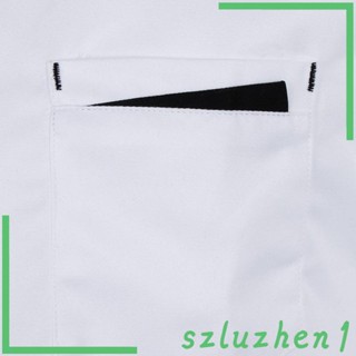 [Szluzhen1] เสื้อแจ็กเก็ตเชฟ แขนยาว สําหรับเชฟโรงแรม พนักงานเสิร์ฟ