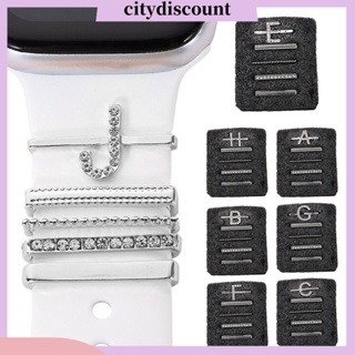 &lt;citydiscount&gt; สายนาฬิกาข้อมืออัลลอย ประดับพลอยเทียม หลายสไตล์ 5 ชิ้น ต่อชุด